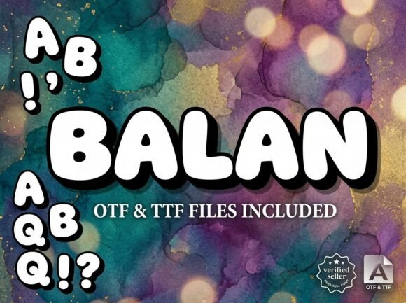 Balan: A Standout Display Font for Small Business Branding