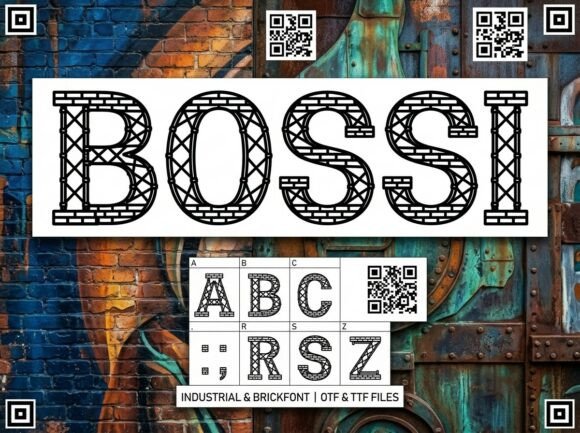 Bossi: A Bold Display Typeface for Confident Brand Identity