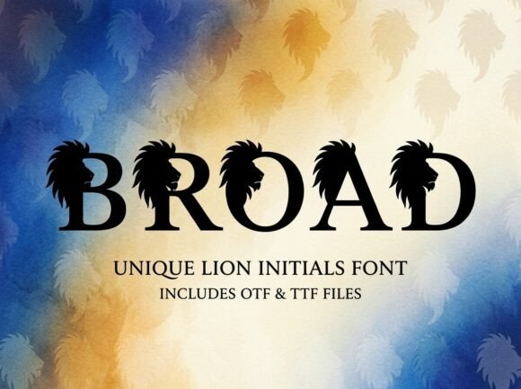 Broad: A Bold Display Font That Commands Attention Online