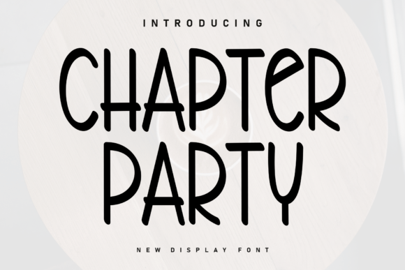 Chapter Party: A Handwritten Display Font for Warm, Human Digital Experiences
