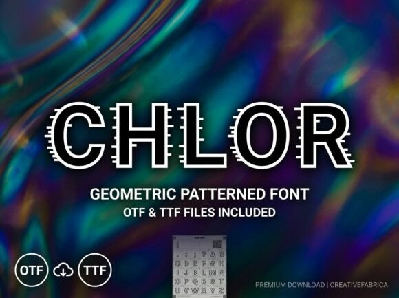 Chlor: A Display Typeface That Makes Your Headlines Unmissable