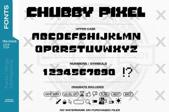 Chubby Pixel: A Retro Display Typeface for Digital Branding