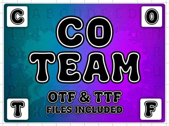 Co Team: A Display Font That Makes Your Headlines Bounce