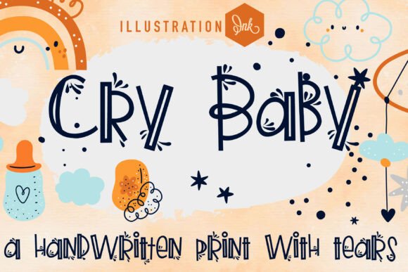 Cry Baby: A Display Typeface That Feels Like a Sigh