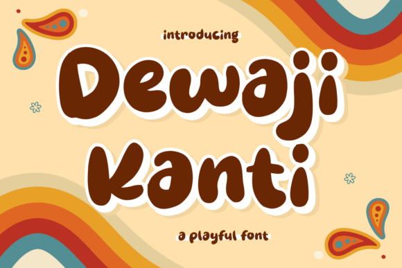 Dewaji Kanti: A Warm, Chunky Display Typeface for Handmade Brands