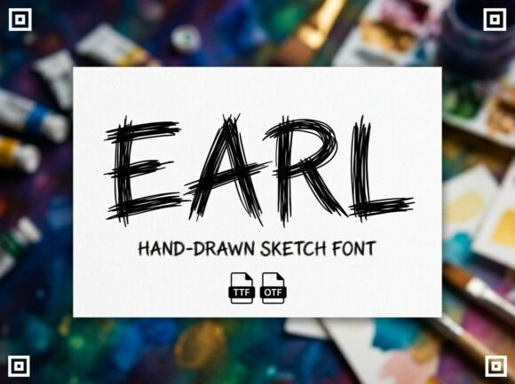 Earl Display Font for Handmade Creators