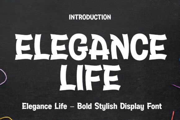 Elegance Life: A Confident Display Font for Bold Brand Moments