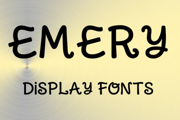 Emery: A Display Font That Makes Your Headlines Instantly Recognizable