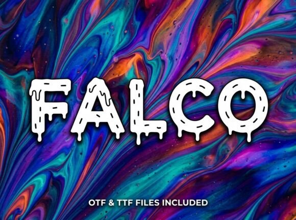 Falco: A Playful Display Typeface for Sweet Editorial Moments