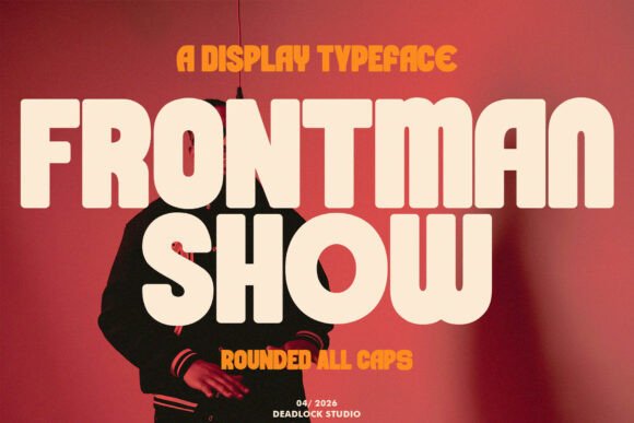 Frontman Show: A Bold Display Font for Small Business Branding