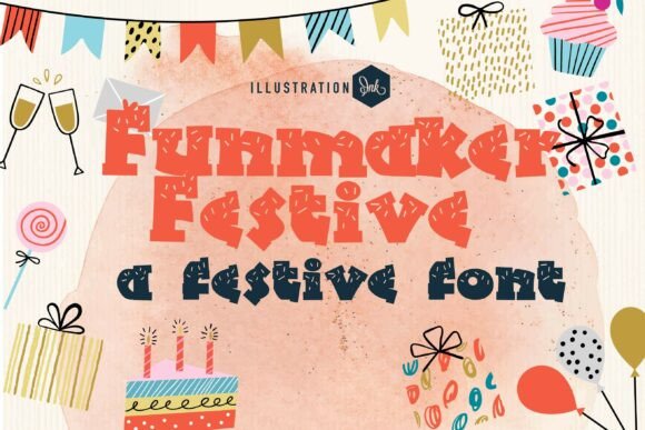 Funmaker Festive: A Display Typeface That Turns Headlines Into Celebrations