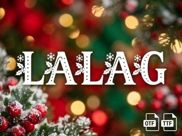 Lalag: A Standout Display Font for Digital Branding