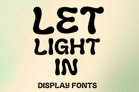Let Light In: A Retro Display Font That Builds Brand Trust