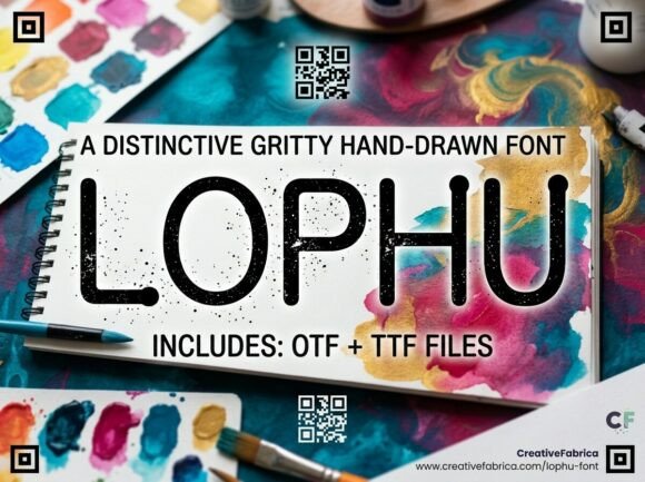 Lophu: A Display Typeface That Gives Your Brand Creative Edge