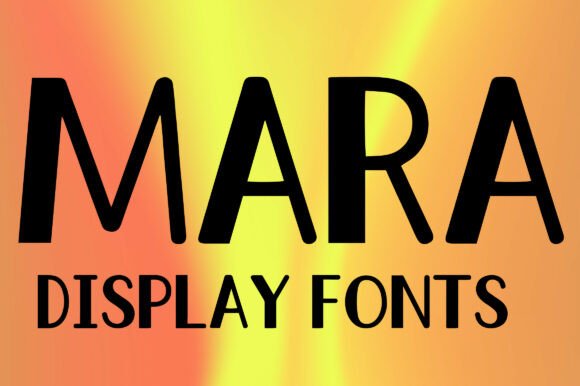 Mara: A Tall, Elegant Display Font for Warm Brand Identities
