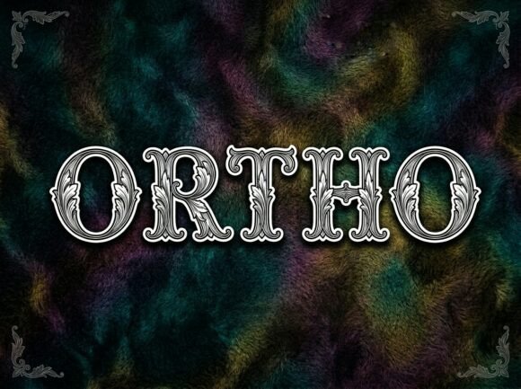 Ortho: A Bold Display Font That Commands Attention