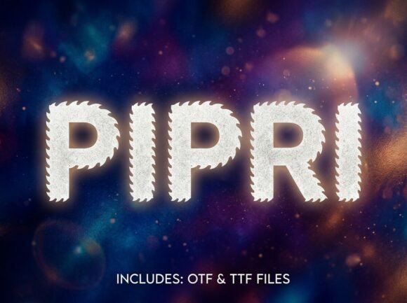 Pipri: A Distinctive Display Font for Editorial Impact