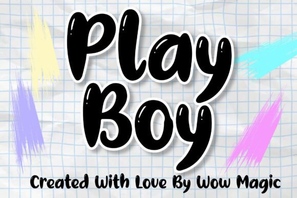 Play Boy: A Playful Display Font That Pops in Real Branding