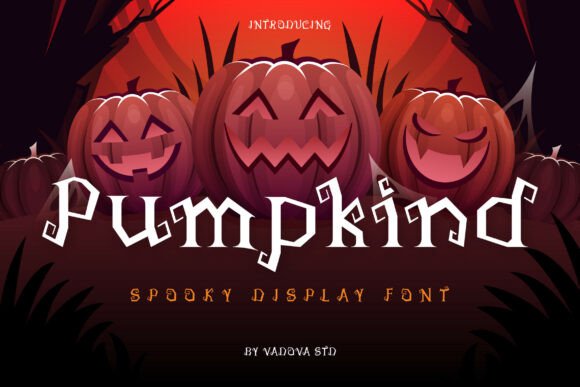 Pumpkind: A Spooky-Playful Display Font for Halloween Branding