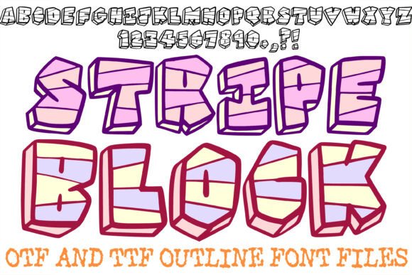 Stripe Block Font: Bold, Consistent Branding for Small Businesses