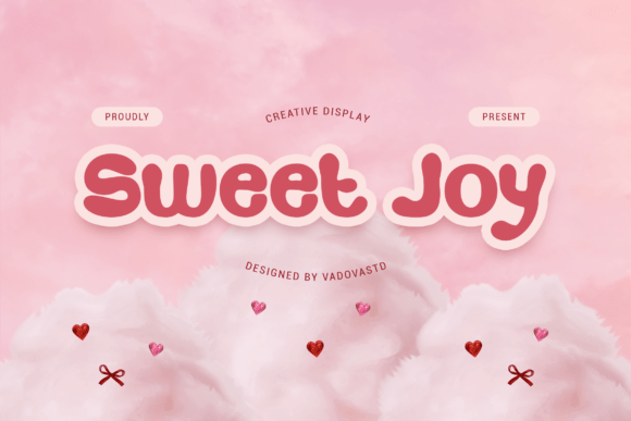 Sweet Joy: A Playful Display Font for Small Business Branding