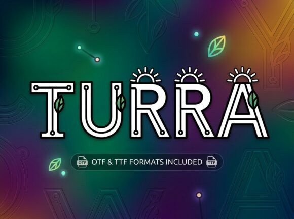 Turra: A Display Typeface That Grows With Your Content